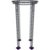 Altura FA33-CIR-Ø2-H6-AD-S cirkel driehoektruss Ø2×6m zilver apex down