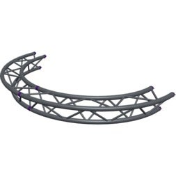 Altura FA33-CIRH-Ø2-AD-S ½cirkel driehoektruss Ø2m hangend zilver apex down