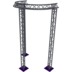 Altura FA33-CIRH-Ø2-H4.5-AU-S ½cirkel driehoektruss Ø2×4.5m zilver T-hoek apex up