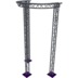 Altura FA33-CIRH-Ø2-H5-AD-S ½cirkel driehoektruss Ø2×5m zilver T-hoek apex down