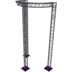 Altura FA33-CIRH-Ø2-H5-C21-AD-S ½cirkel driehoektruss Ø2×5m zilver 90° apex down