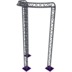 Altura FA33-CIRH-Ø2-H5-C21R-AU-S ½cirkel driehoektruss Ø2×5m zilver 90° gebogen apex up