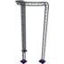 Altura FA33-CIRH-Ø2-H5.5-C21R-AD-S ½cirkel driehoektruss Ø2×5.5m zilver 90° gebogen apex down