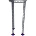 Altura FA33-CIRH-Ø2-H6-AD-S ½cirkel driehoektruss Ø2×6m zilver T-hoek apex down