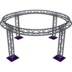 Altura FA33-CIR-Ø3-H2-AU-S cirkel driehoektruss Ø3×2m zilver apex up