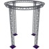 Altura FA33-CIR-Ø3-H4.5-AD-S cirkel driehoektruss Ø3×4.5m zilver apex down