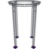 Altura FA33-CIR-Ø3-H6-AD-S cirkel driehoektruss Ø3×6m zilver apex down
