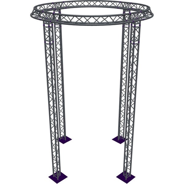 Altura FA33-CIR-Ø3-H6-AU-S cirkel driehoektruss Ø3×6m zilver apex up