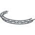 Altura FA33-CIRH-Ø3-AD-S ½cirkel driehoektruss Ø3m hangend zilver apex down