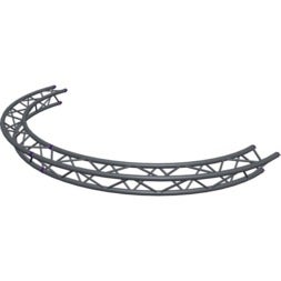 Altura FA33-CIRH-Ø3-AD-S ½cirkel driehoektruss Ø3m hangend zilver apex down