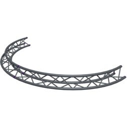 Altura FA33-CIRH-Ø3-AU-S ½cirkel driehoektruss Ø3m hangend zilver apex up