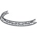 Altura FA33-CIRH-Ø3-AU-S ½cirkel driehoektruss Ø3m hangend zilver apex up