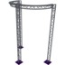 Altura FA33-CIRH-Ø3-H5-C21-AD-S ½cirkel driehoektruss Ø3×5m zilver 90° apex down