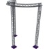 Altura FA33-CIRH-Ø3-H5-AU-S ½cirkel driehoektruss Ø3×5m zilver T-hoek apex up