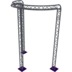 Altura FA33-CIRH-Ø3-H5-C21R-AU-S ½cirkel driehoektruss Ø3×5m zilver 90° gebogen apex up