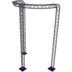 Altura FA33-CIRH-Ø3-H5.5-C21R-AD-S ½cirkel driehoektruss Ø3×5.5m zilver 90° gebogen apex down