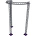 Altura FA33-CIRH-Ø3-H5.5-AU-S ½cirkel driehoektruss Ø3×5.5m zilver T-hoek apex up