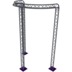 Altura FA33-CIRH-Ø3-H5.5-C21R-AU-S ½cirkel driehoektruss Ø3×5.5m zilver 90° gebogen apex up