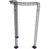 Altura FA33-CIRH-Ø3-H6-C21R-AD-S ½cirkel driehoektruss Ø3×6m zilver 90° gebogen apex down