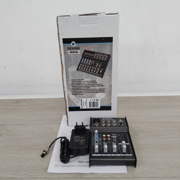 (B-Stock) Devine MixPad 502 professionele 5-kanaals mixer