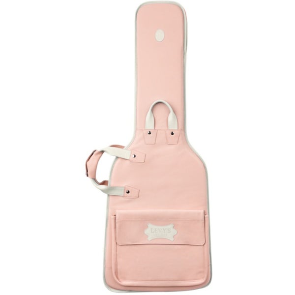 Levys Leathers LM18CMA-SPK Chroma Series Leather Guitar Bag Pink leren gigbag voor elektrische gitaar