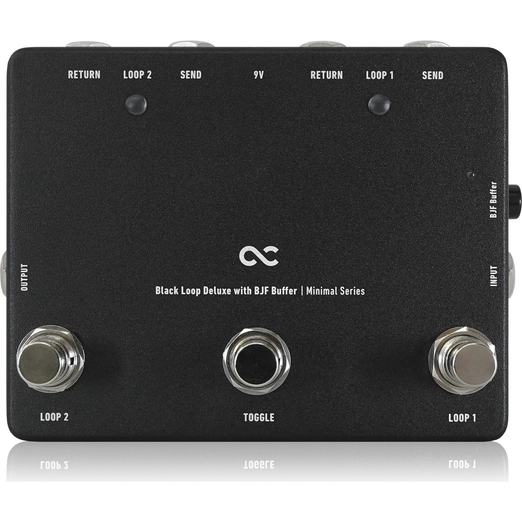 One Control Minimal Series BlackLoop Deluxe met BJF Buffer A+B Switch / True Bypass Looper