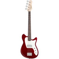 Cort Retro 304 Short Scale Candy Apple Red elektrische basgitaar met gigbag