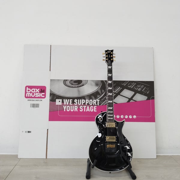 (B-Stock) ESP LTD Deluxe EC-1000T CTM Evertune Black elektrische gitaar