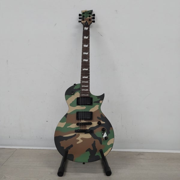 (B-Stock) ESP LTD Deluxe EC-1000 Woodland Camo Satin elektrische gitaar