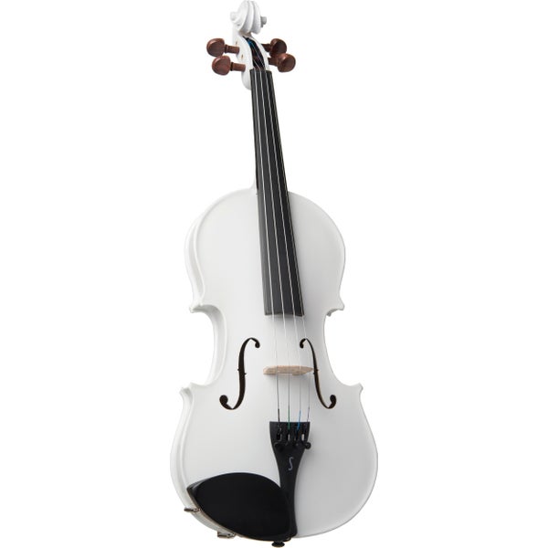 Stentor SR1401WHA Harlequin 4/4 White akoestische viool inclusief koffer en strijkstok