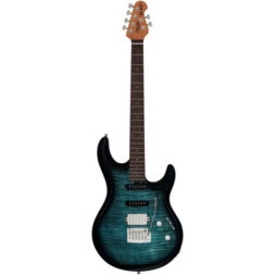 (B-Stock) Sterling by Music Man Luke HSS Yucatan Blue elektrische gitaar
