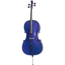Stentor SR1490ABC Harlequin 3/4 Atlantic Blue akoestische cello inclusief hoes en strijkstok