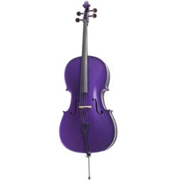 Stentor SR1490DPA Harlequin 4/4 Deep Purple akoestische cello inclusief hoes en strijkstok
