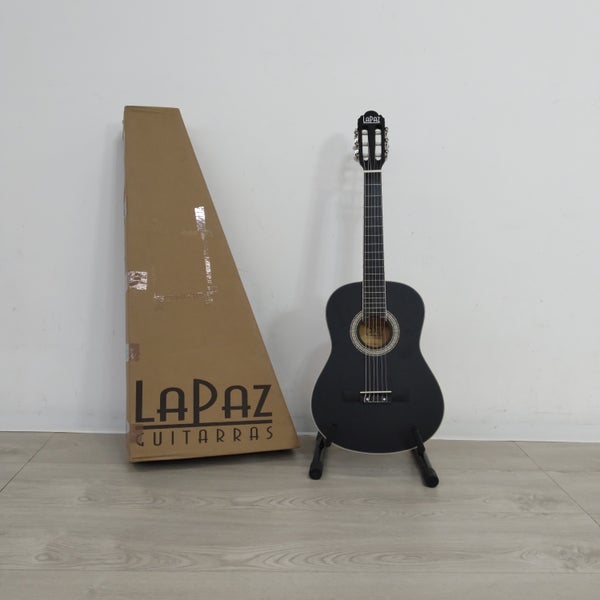 (B-Stock) LaPaz C30BK-3/4 klassieke gitaar matzwart