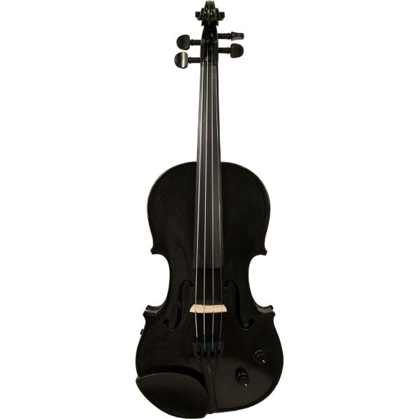 Stentor SR1515BLA Harlequin 4/4 Black elektrische viool inclusief koffer en strijkstok