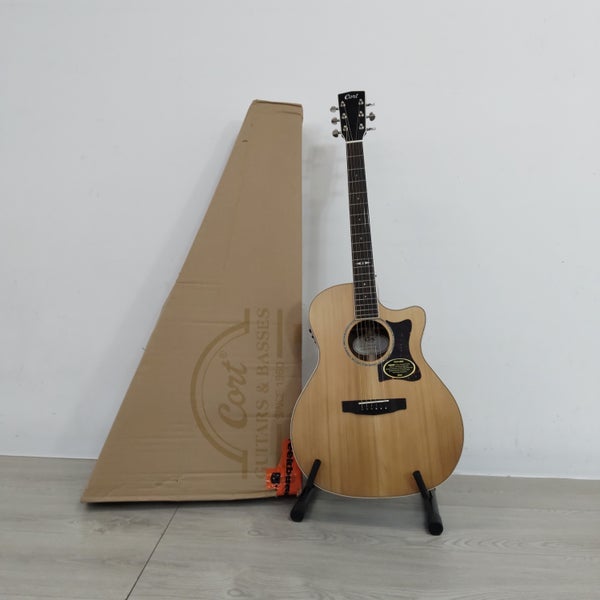 (B-Stock) Cort GA5F-BW Natural Satin elektrisch-akoestische westerngitaar
