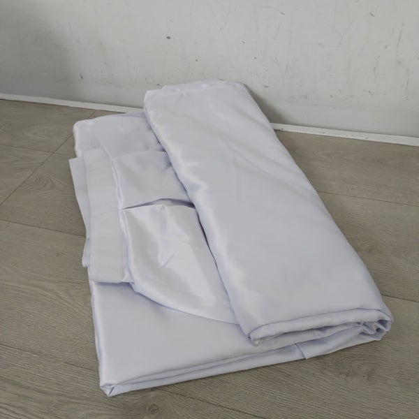 (B-Stock) Wentex Pipe & Drape doek 300x400cm medium gloss satin wit