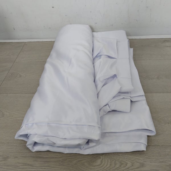 (B-Stock) Wentex Pipe & Drape doek 300x400cm medium gloss satin wit