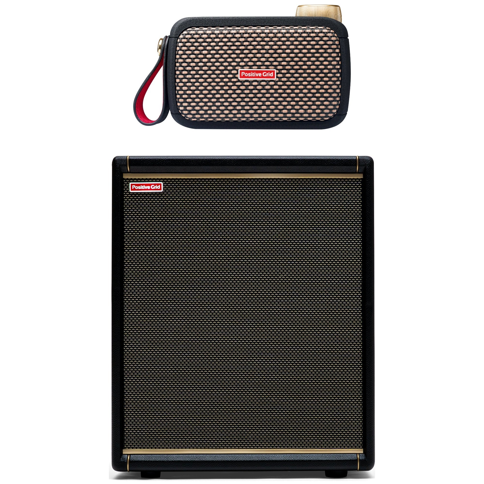 Positive Grid Spark GO Black met Spark CAB 2 Black