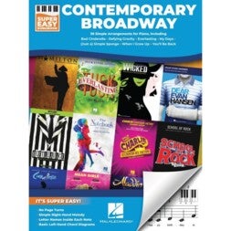 Hal Leonard Contemporary Broadway - Super Easy Songbook