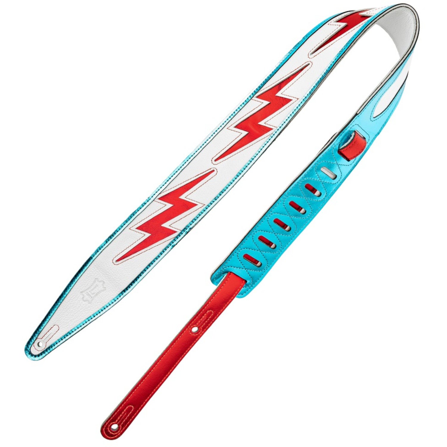 Levys Leathers MJH317-006 Jodi Head Icon Series Glam Rock Lightning leren gitaarband
