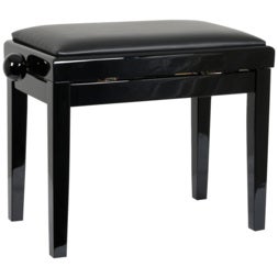 (B-Stock) Innox PB 40BK pianobank gloss zwart, zwart leer