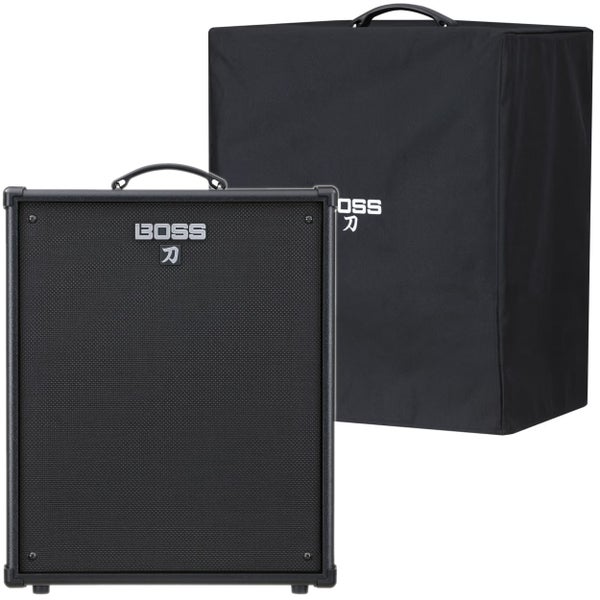 Boss Katana-210 Bass 160W basgitaarversterker combo met hoes