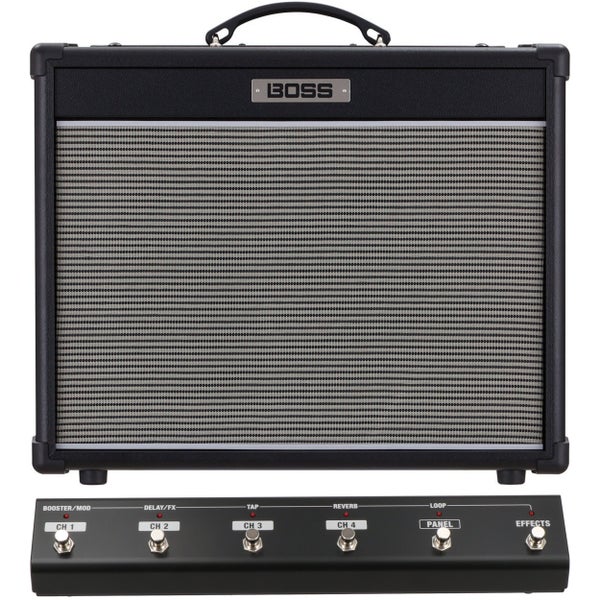 Boss Nextone Stage 40W gitaarversterker combo met voetschakelaar