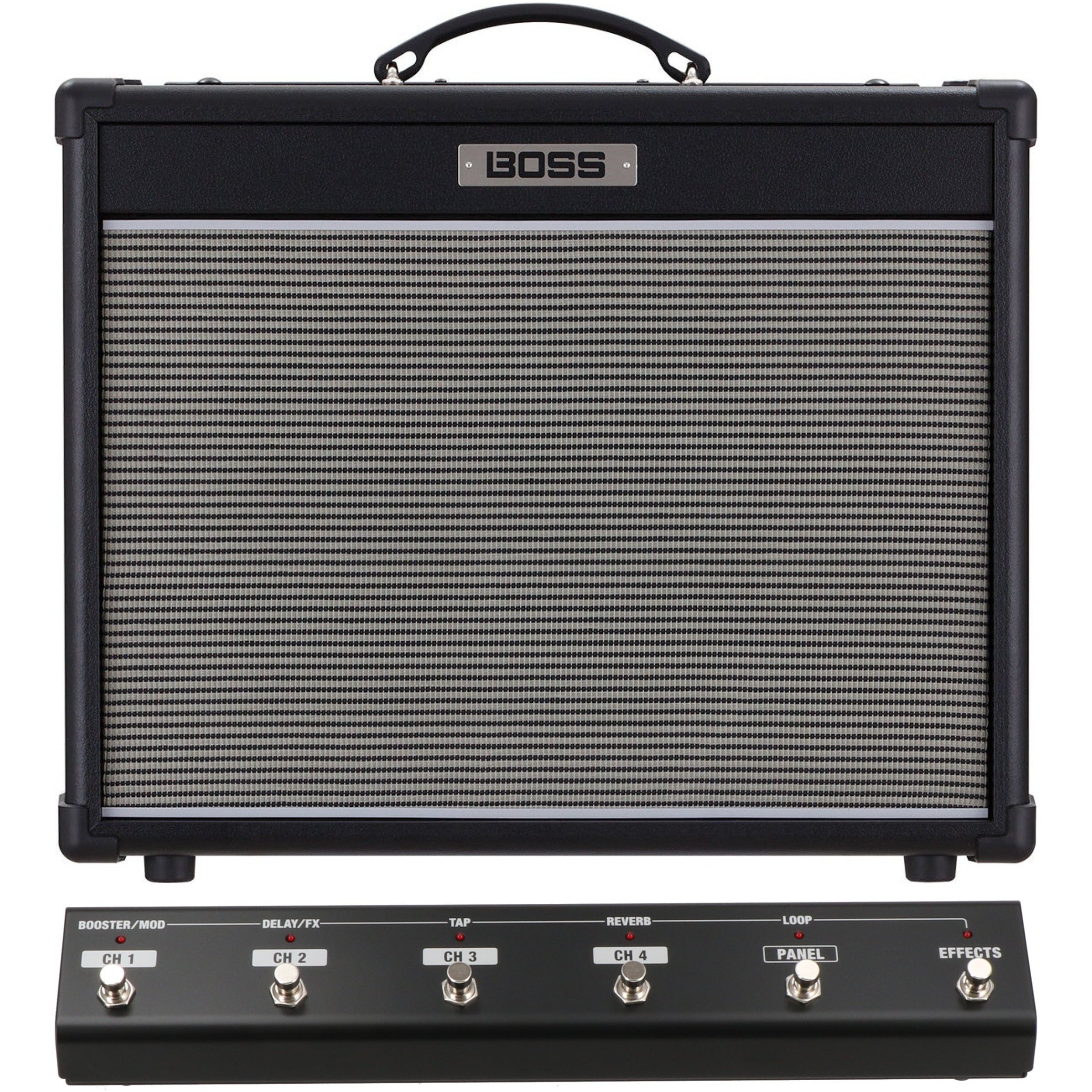 Boss Nextone Stage 40W gitaarversterker combo met voetschakelaar