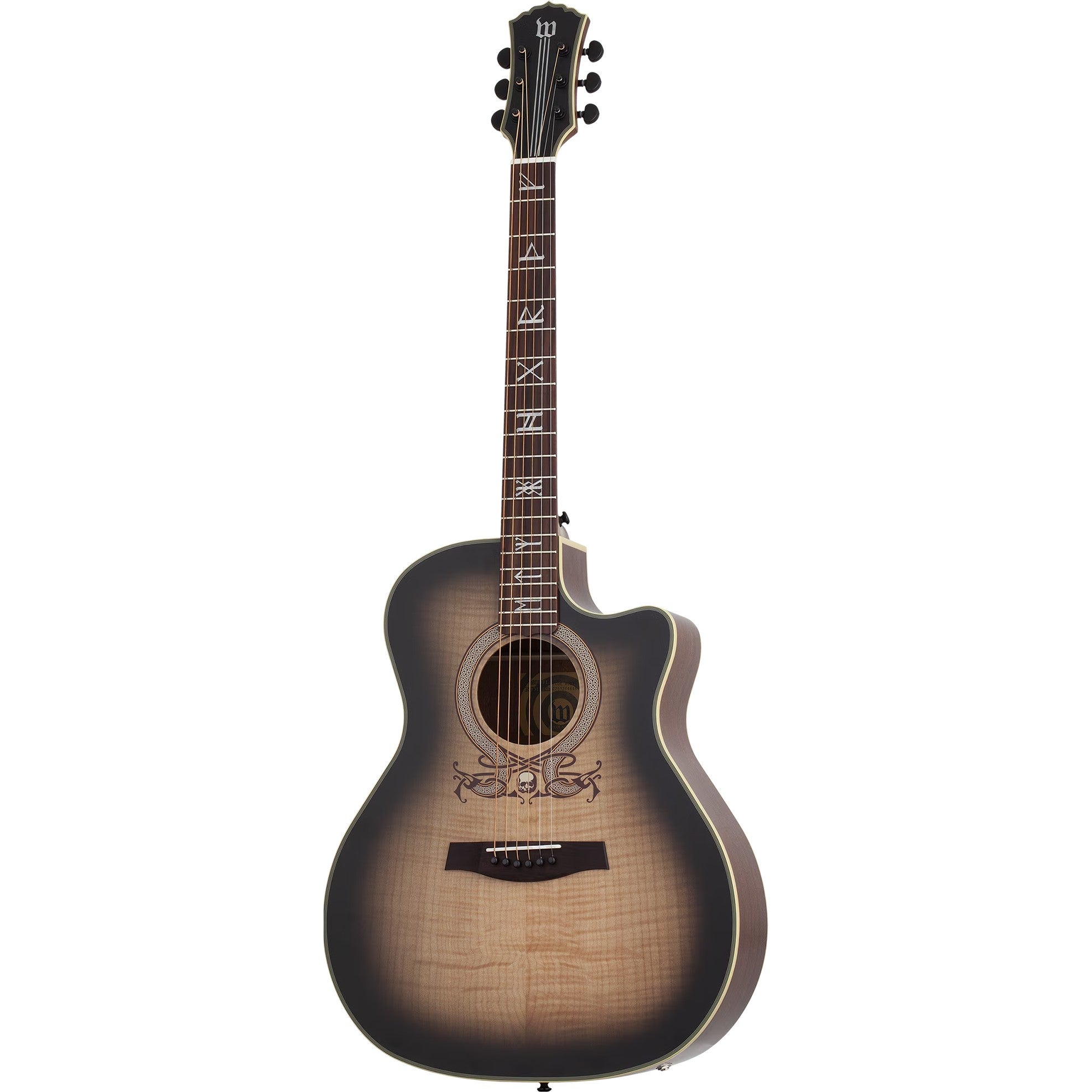 Schecter Wylde Audio Grand Auditorium Ash Burst Satin elektrisch-akoestische westerngitaar