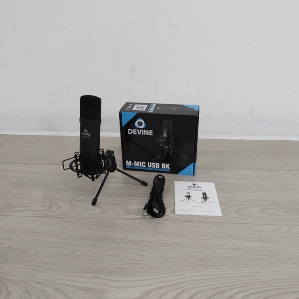 (B-Stock) Devine M-Mic USB BK condensatormicrofoon zwart