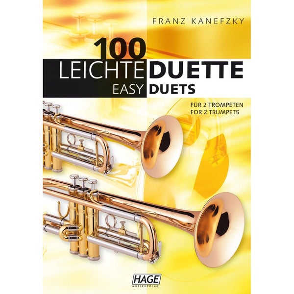 Hage MusikVerlag EH 1501 100 Easy Duets for 2 Trumpets voor 2 trompetten