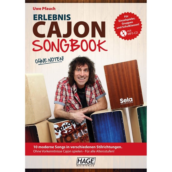Hage MusikVerlag EH 3828 Erlebnis Cajon Songbook + MP3-CD