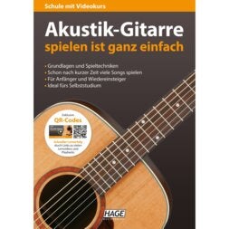 Hage MusikVerlag EH 3837 Akustik-Gitarre spielen ist ganz einfach, + QR-Codes gitaarboek